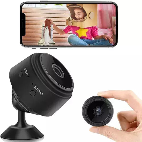 "Mini Cámara Espía: 🕵️♂️ Seguridad Invisible en la Palma de Tu Mano 📸"