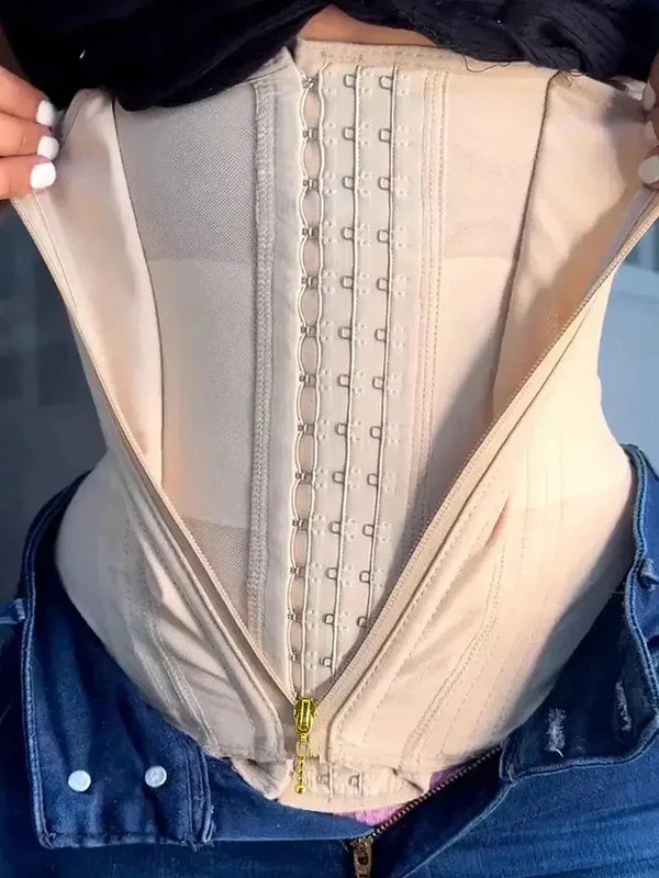 🔥FAJA CHALECO RELOJ DE ARENA EXTREMO|DOBLE AJUSTE CON 3 NIVELES + CIERRE💪