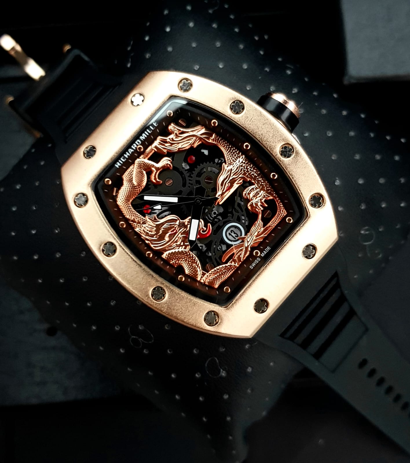 🐉 Richard Mille RM 57-03 Red Dragon|Poder, arte y precisión legendaria