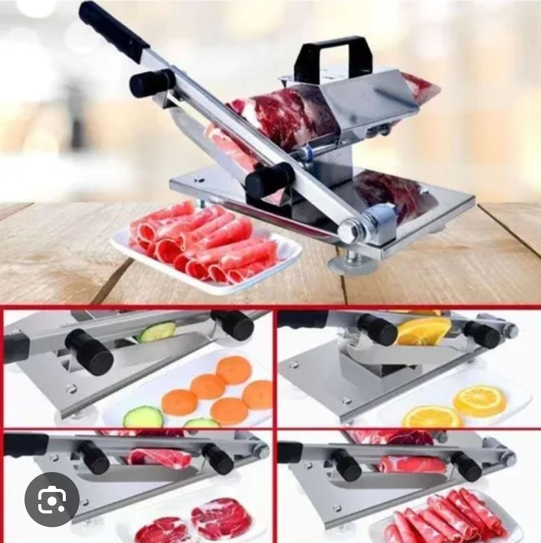 REBANADOR DE CARNE PROFESIONAL EN ACERO INOXIDABLE