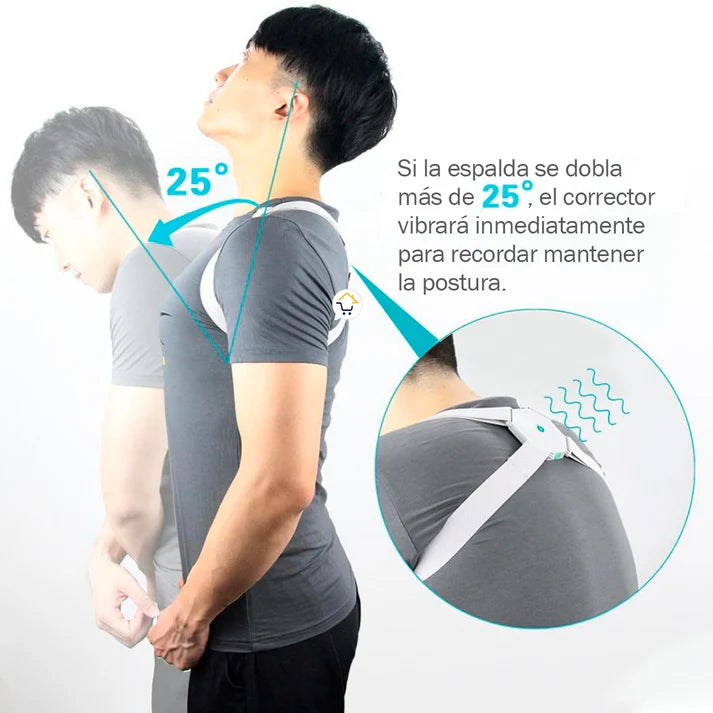 Corrector de Postura Inteligente|Sensor de Vibración y Soporte Lumbar 🧍♂️🔧