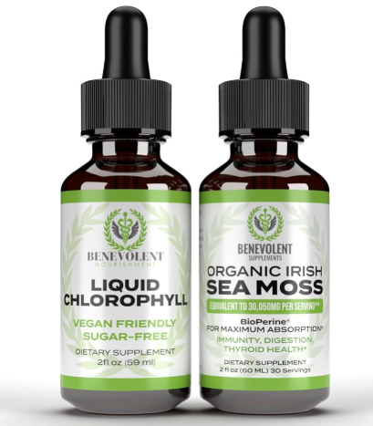 🌿CLOROFILA LÍQUIDA BENEVOLEN Detox y Figura de Ensueño 💚