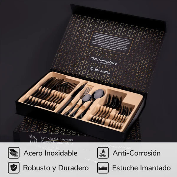 ✨ Set de Cubiertos Luxury x24 – Elegancia y Estilo en Cada Comida 🍽💎