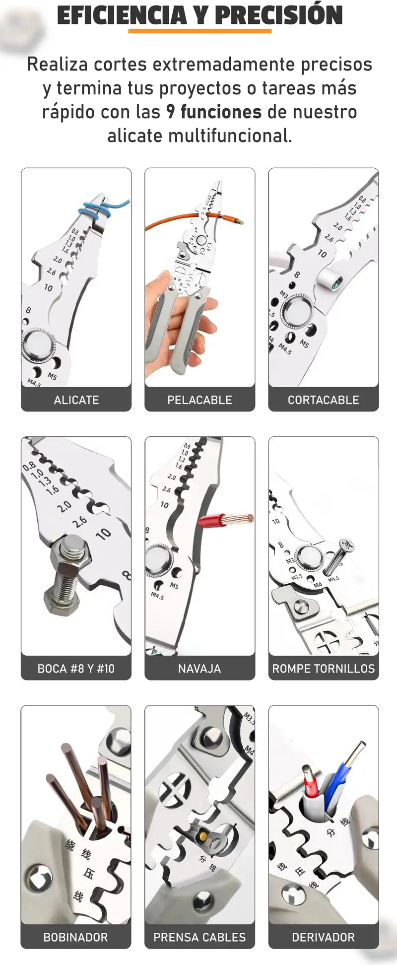 🧰 ALICATE PRO® MULTIFUNCIONAL 21-EN-1 🚀
