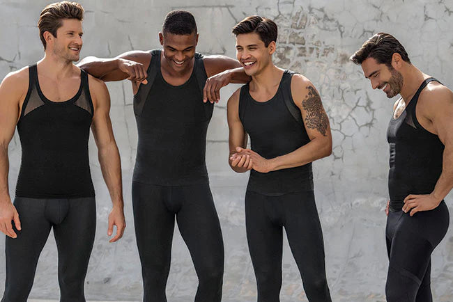 💪CAMISILLA DE COMPRESIÓN MASCULINA|Control Total, Estilo Firme y Cuerpo Definido 👕💥