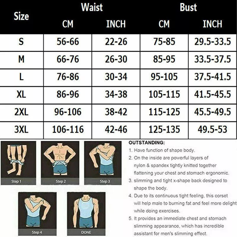 💪CAMISILLA DE COMPRESIÓN MASCULINA|Control Total, Estilo Firme y Cuerpo Definido 👕💥