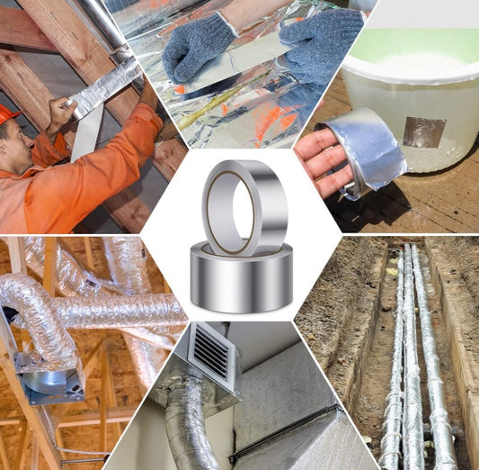 Cinta de Aluminio Adhesiva|Sellado Profesional al Instante |¡2x1!⭐⭐⭐⭐⭐