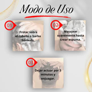 Jabón Antigray Anticanas Unisex|Adiós canas, hola juventud ✅ 🖤✨