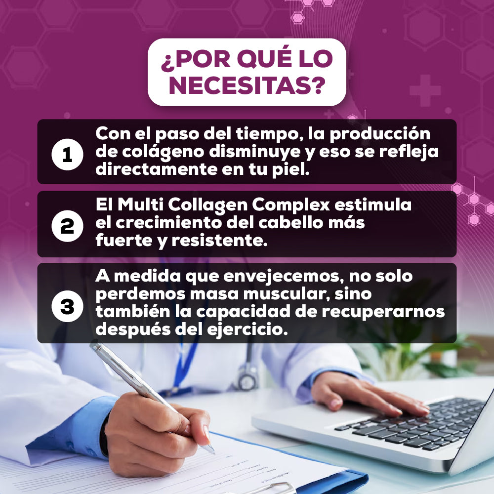 Multi Colágeno Complex Peptides|Salud desde Adentro🌟