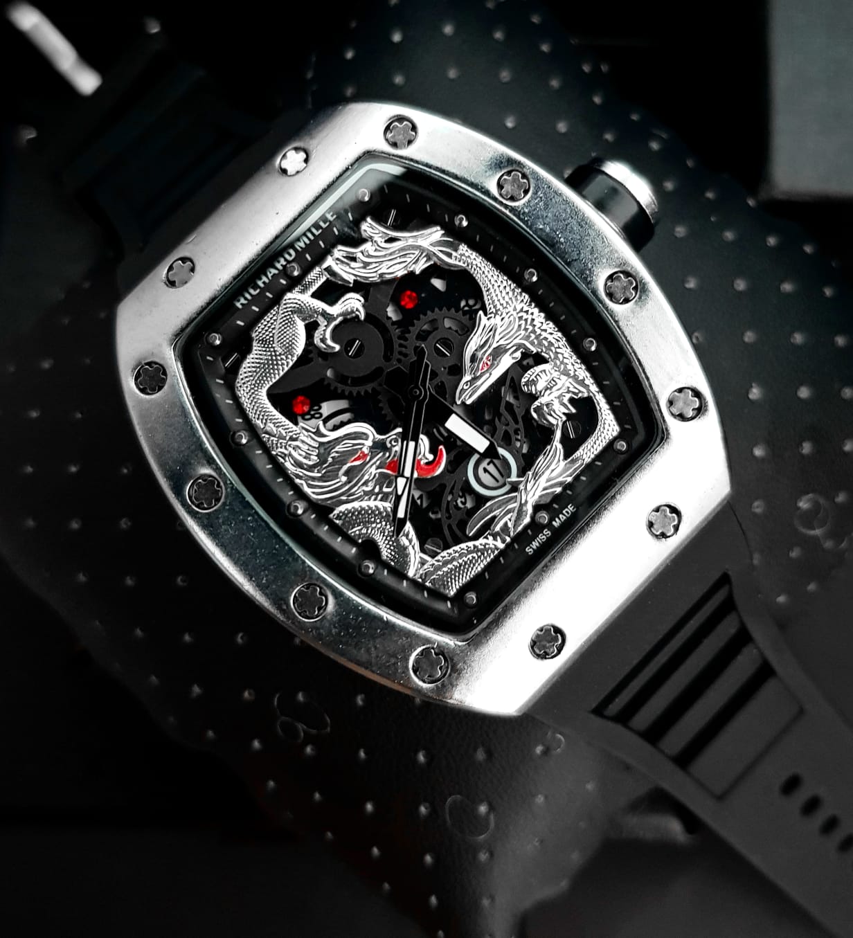 🐉 Richard Mille RM 57-03 Red Dragon|Poder, arte y precisión legendaria