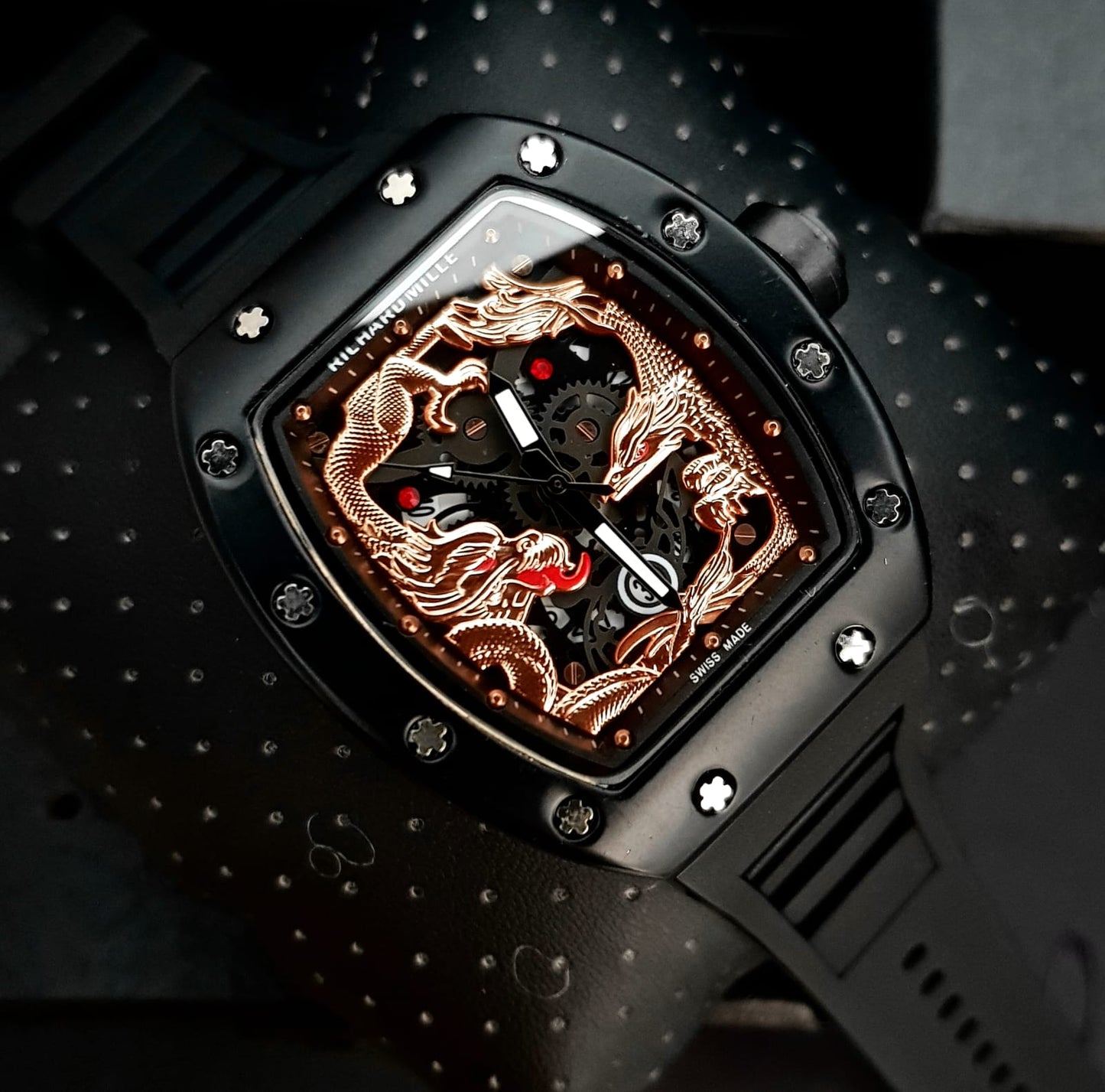 🐉 Richard Mille RM 57-03 Red Dragon|Poder, arte y precisión legendaria