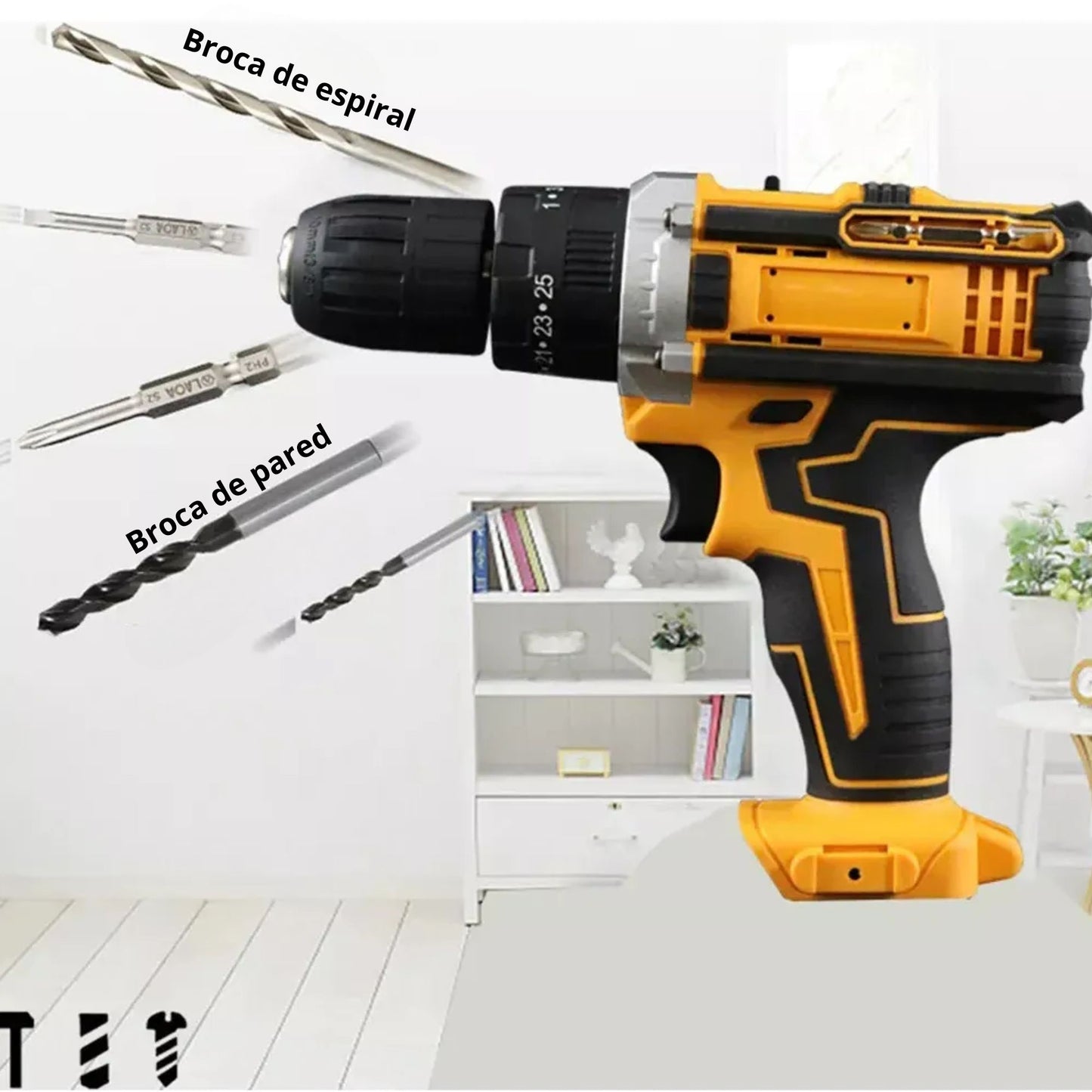 TALADRO INALÁMBRICO DEWALT 68V PROFESIONAL