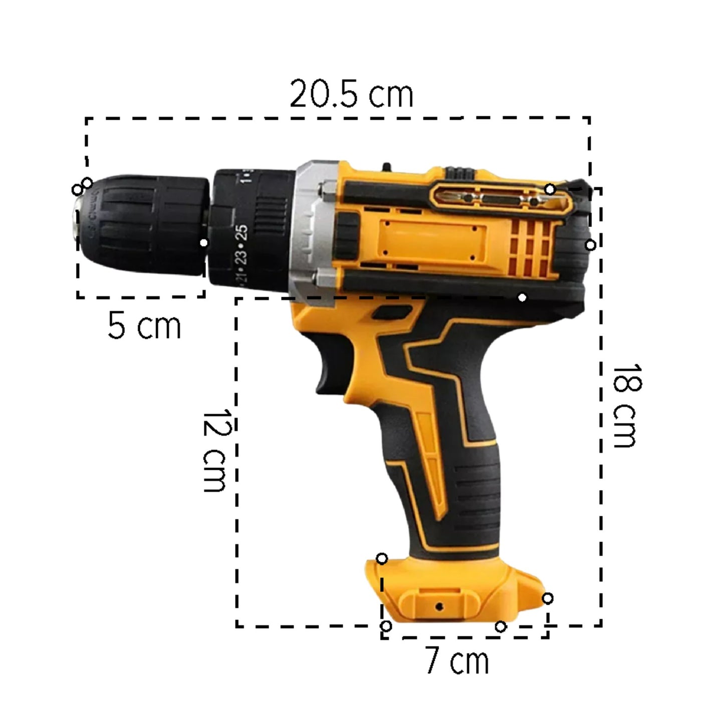 TALADRO INALÁMBRICO DEWALT 68V PROFESIONAL