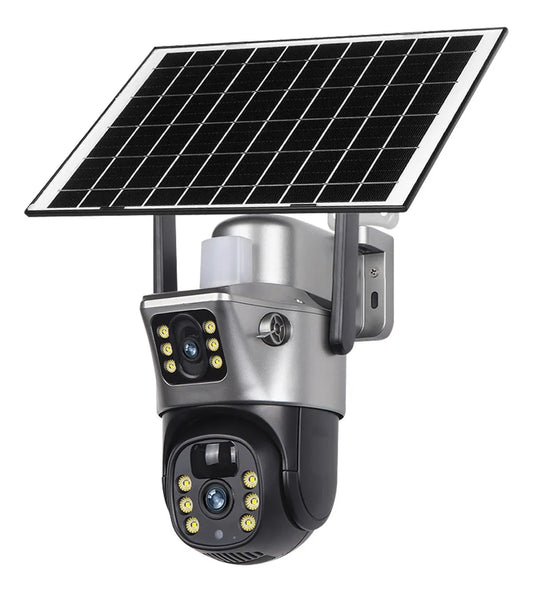 CÁMARA PARA EXTERIORES CON PANEL SOLAR