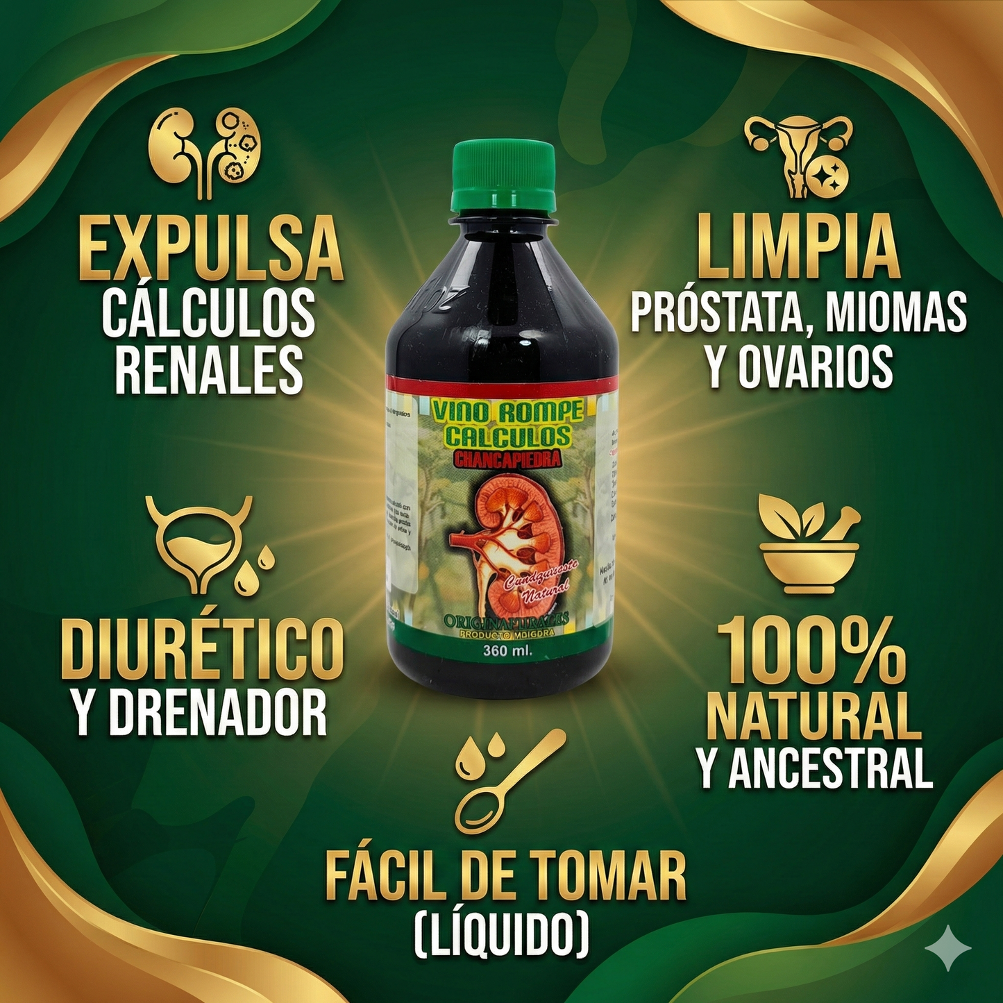VINO ROMPE CÁLCULOS