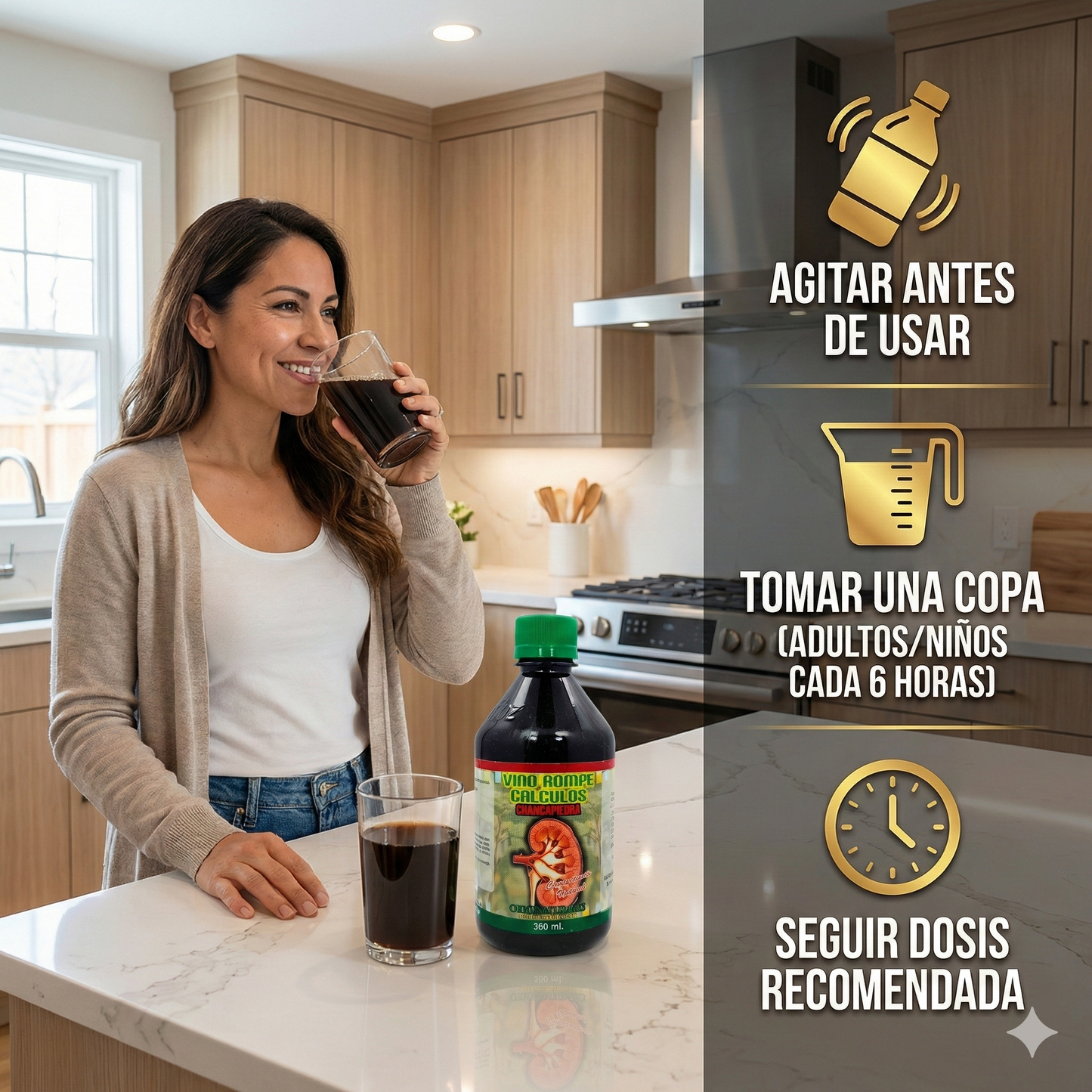 VINO ROMPE CÁLCULOS
