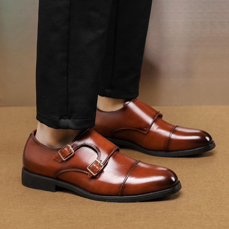 👞 MONARCH DOUBLE™ – ZAPATOS DE VESTIR CON DOBLE HEBILLA