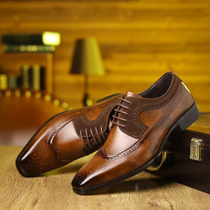 ZAPATOS OXFORD WINGTIP