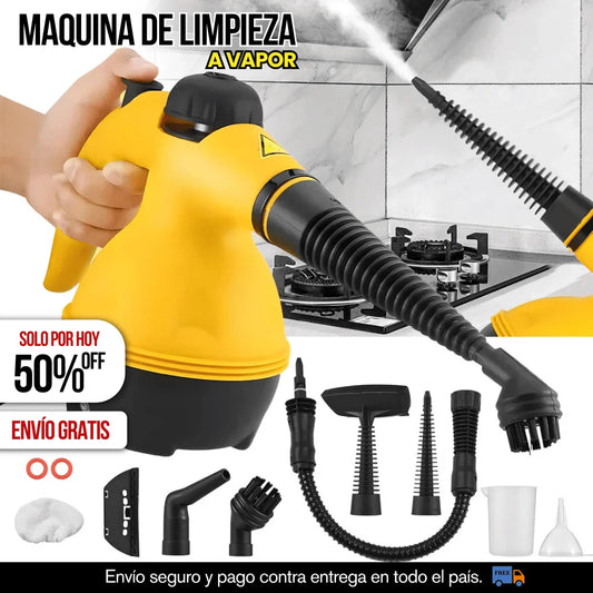 Limpiador a Vapor Eléctrico Multifuncional Todo-en-Uno✅