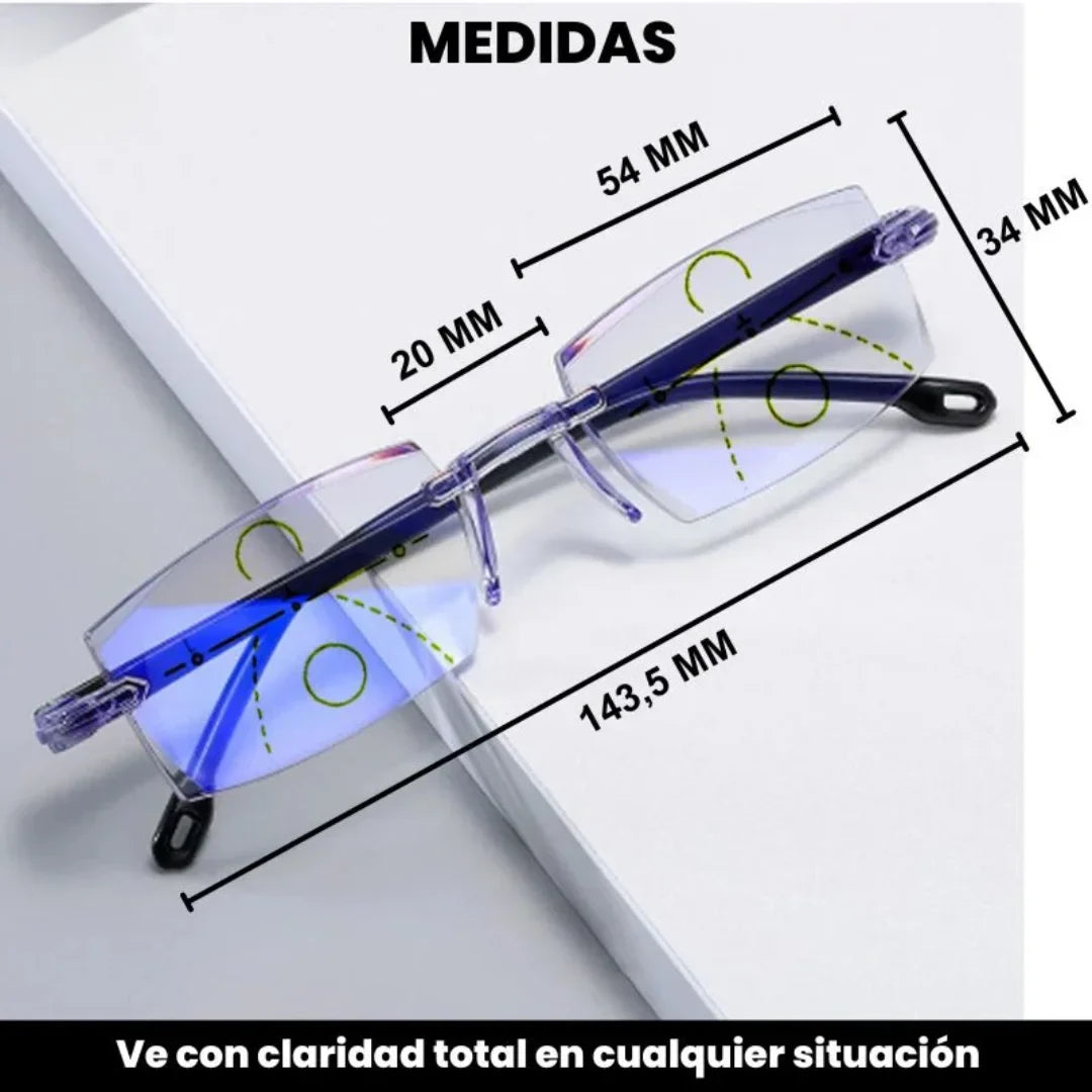 GAFAS MULTIFOCALES INTELIGENTES TR90 | VISIÓN CLARA DÍA Y NOCHE + CONFORT 24/7 | 🎁 ¡PAGA 1 Y LLEVA 2!