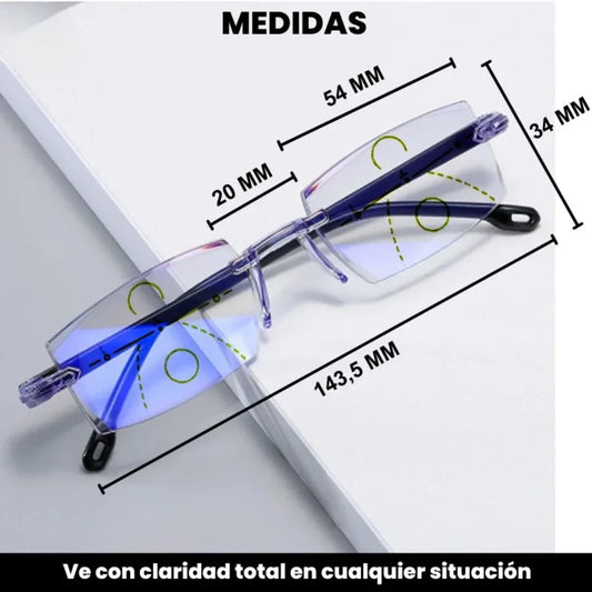 👓Gafas Multifocales Inteligentes TR90|Visión HD Día & Noche|Confort 24/7🎁