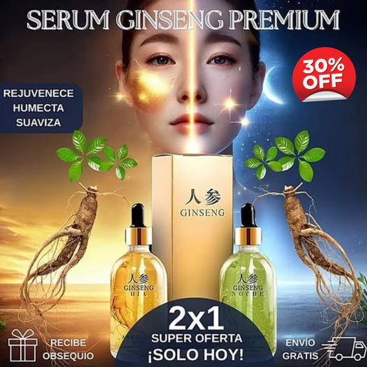 GINSENG SERUM DÍA Y NOCHE | SET X2 UNIDADES🌿