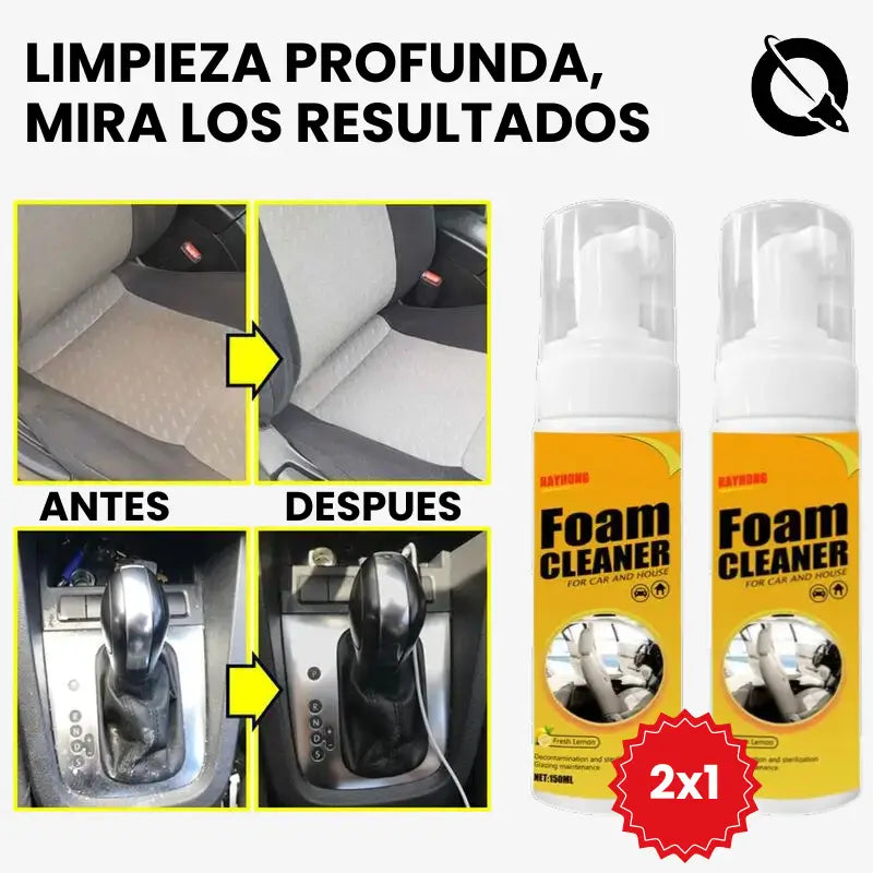 🧼¡ESPUMA LIMPIADORA MULTIUSOS 2x1!💥
