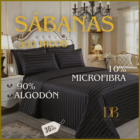 🛌 Juego de Sábanas 800 Hilos|Elegancia y Descanso de Alto Nivel para Todo Tipo de Cama💫