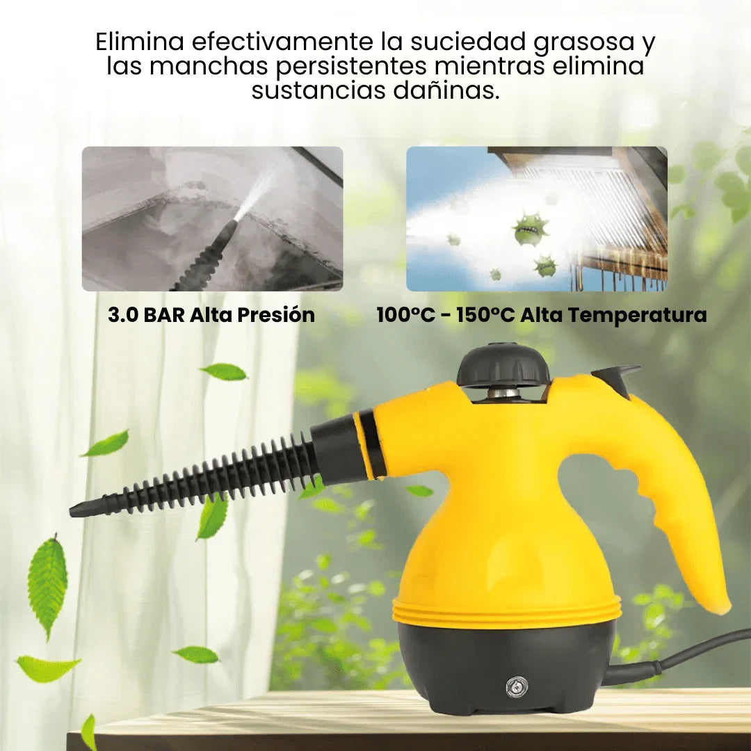 Limpiador a Vapor Eléctrico Multifuncional Todo-en-Uno✅