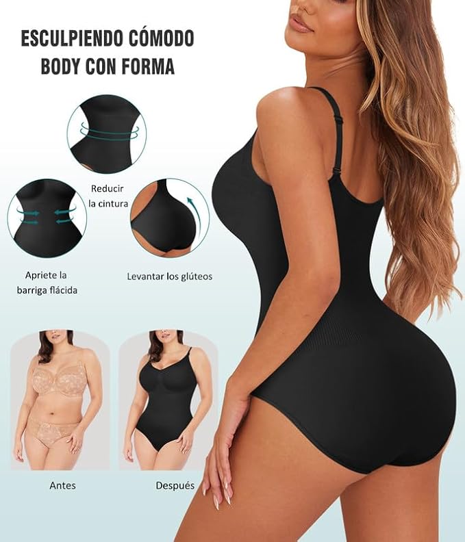 ✨Body Control Abdomen Plano|Moldeo con Tiras Ajustables💃