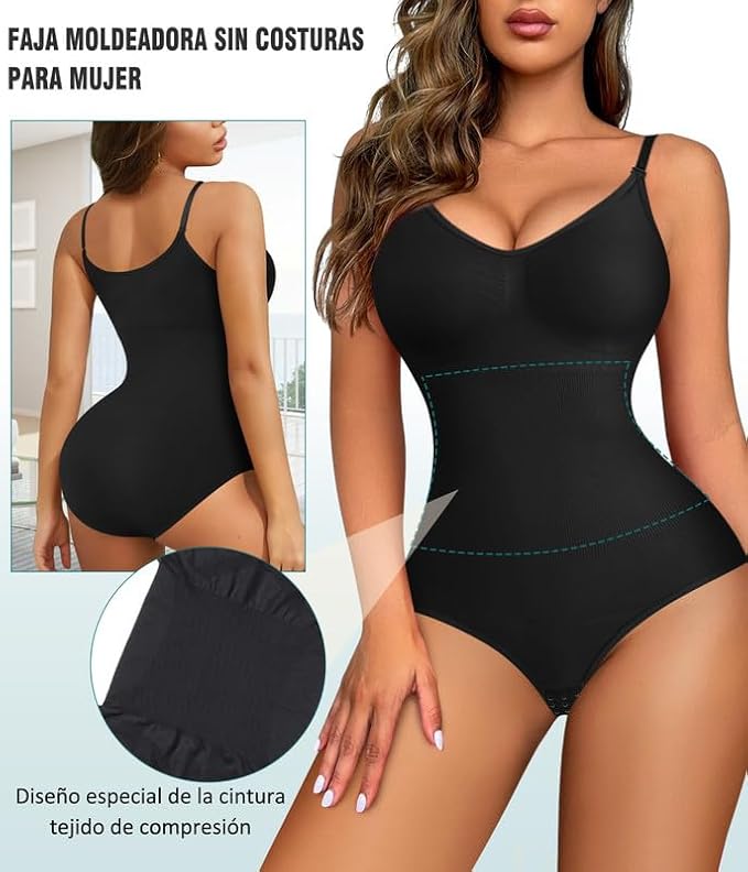 ✨Body Control Abdomen Plano|Moldeo con Tiras Ajustables💃