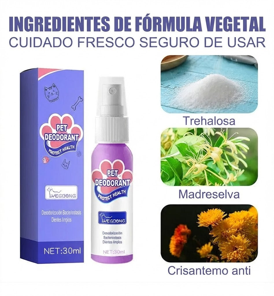 Spray Bucal Para Mascotas|Elimina el Mal Aliento y Protege su Salud 🐶🐱