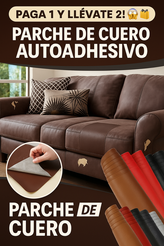 🛠️✨Parche Reparador de Cuero Autoadhesivo 50x140 cm|Combo x2 💎🔥