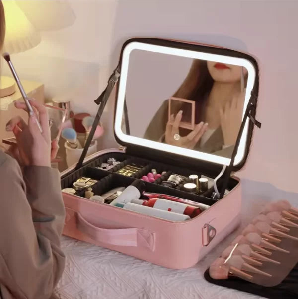 🎀 Cosmetiquera de Lujo – Organización y Estilo en un Solo Lugar 💄✨