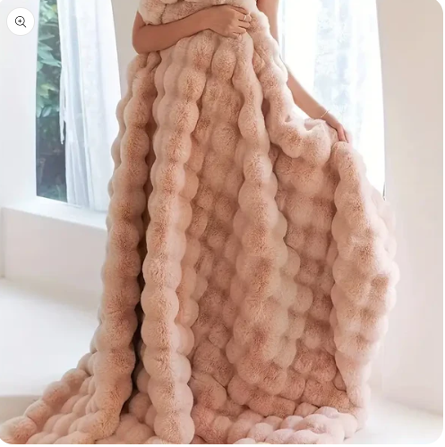 COBIJA PIEL DE CONEJO