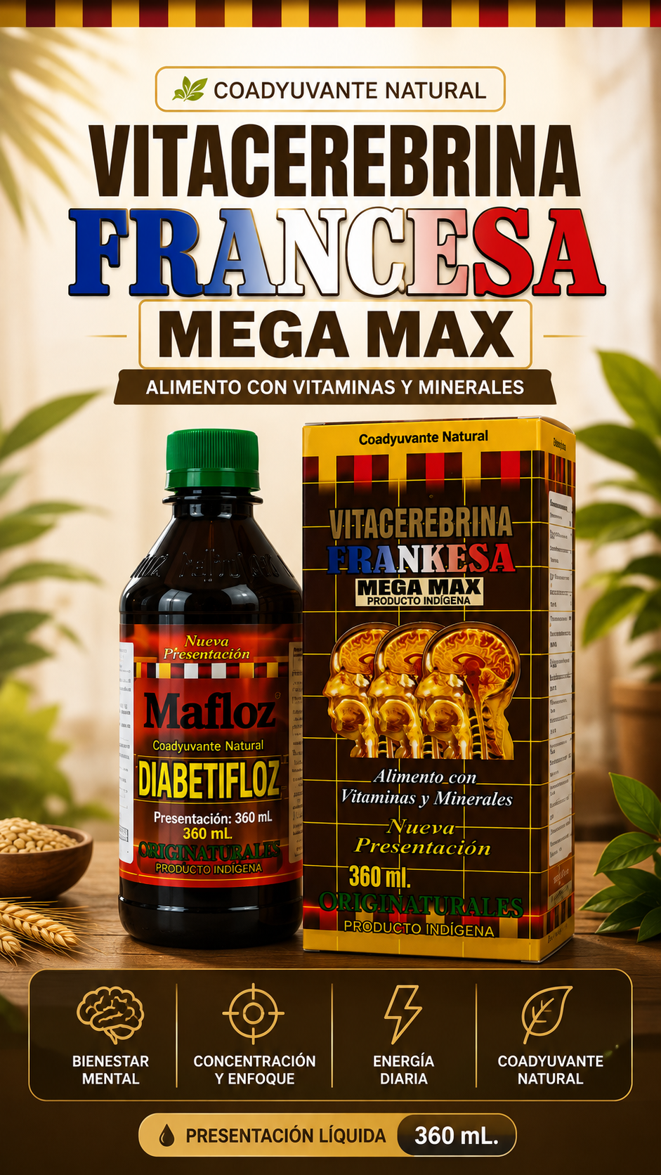 MEGA VITACEREBRINA FRANCESA