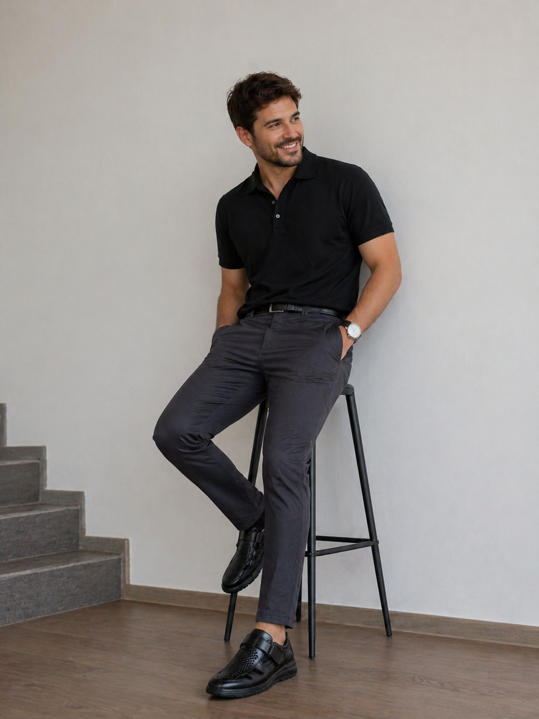 SANDALIAS ORTOPÉDICAS DE CUERO PARA HOMBRE