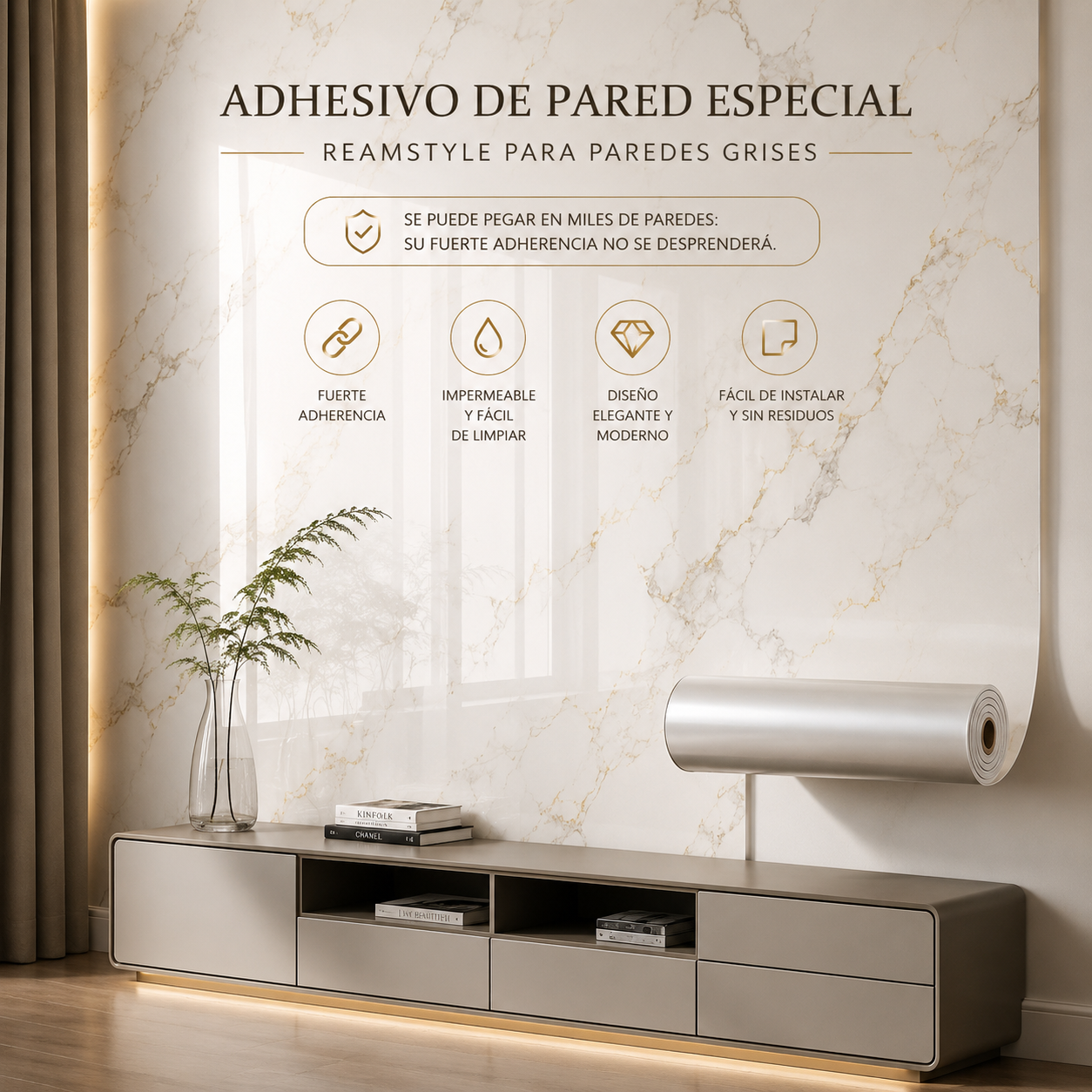 PANEL ADHESIVO MÁRMOL PREMIUM