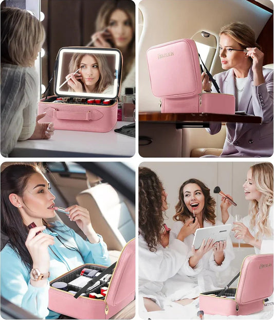 🎀 Cosmetiquera de Lujo – Organización y Estilo en un Solo Lugar 💄✨