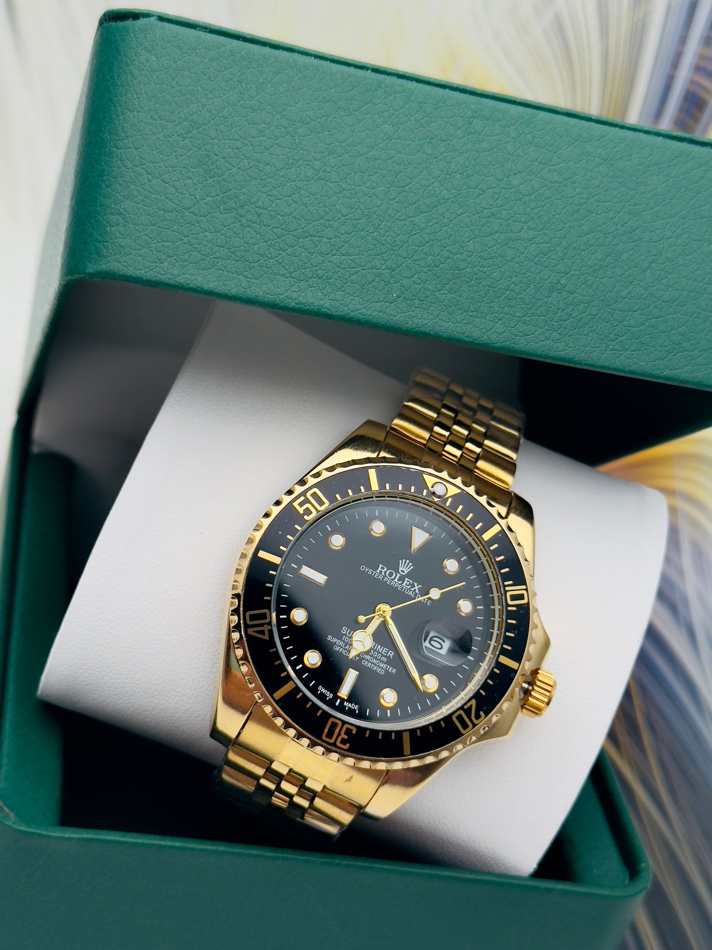 Rolex Submariner Pulso Trenzado|Elegancia y Sofisticación⭐⭐⭐⭐⭐