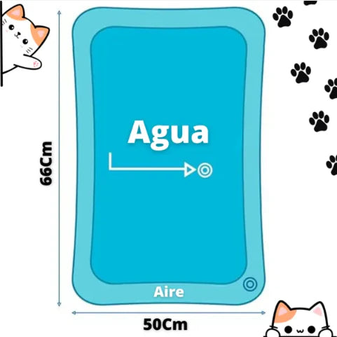 TAPETE DE AGUA SENSORIAL PARA BEBÉS💦