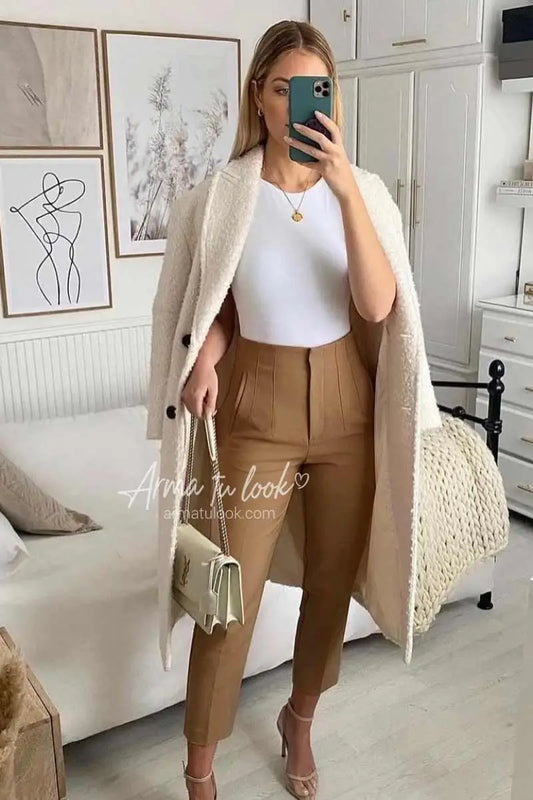 👖Pantalón Eva con Pinzas|Moldea, Realza y Estiliza tu Figura✨