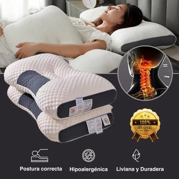 Almohada Ortopédica Cervical 3D|Duerme Mejor, Vive Mejor😴✨