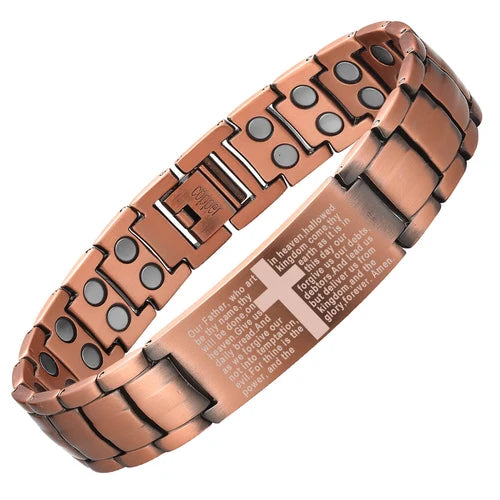 PULSERA EN ACERO PADRE NUESTRO