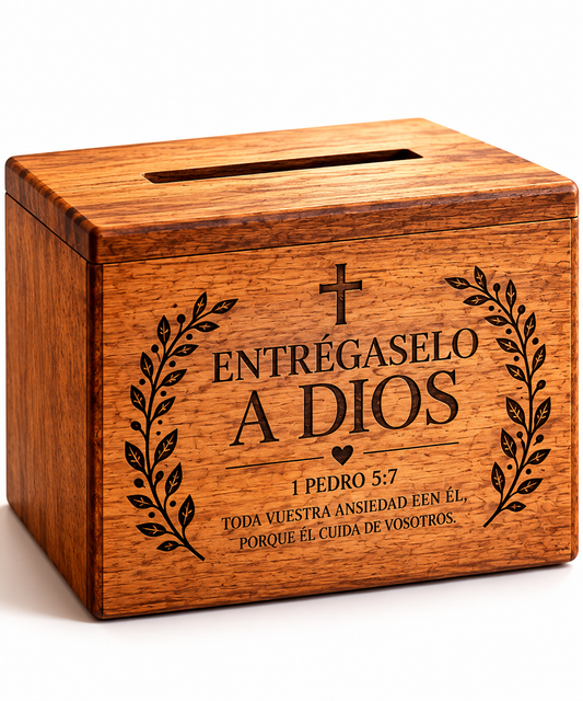 Caja de Fe «ENTREGÁSELO A DIOS»