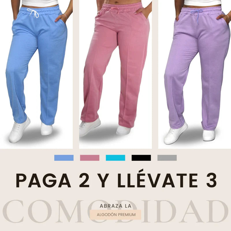 👖 COMBO JOGGERS PREMIUM BOTA RECTA|LUJO, COMODIDAD Y ESTILO EN UNO SOLO|ENVIO GRATIS✔️
